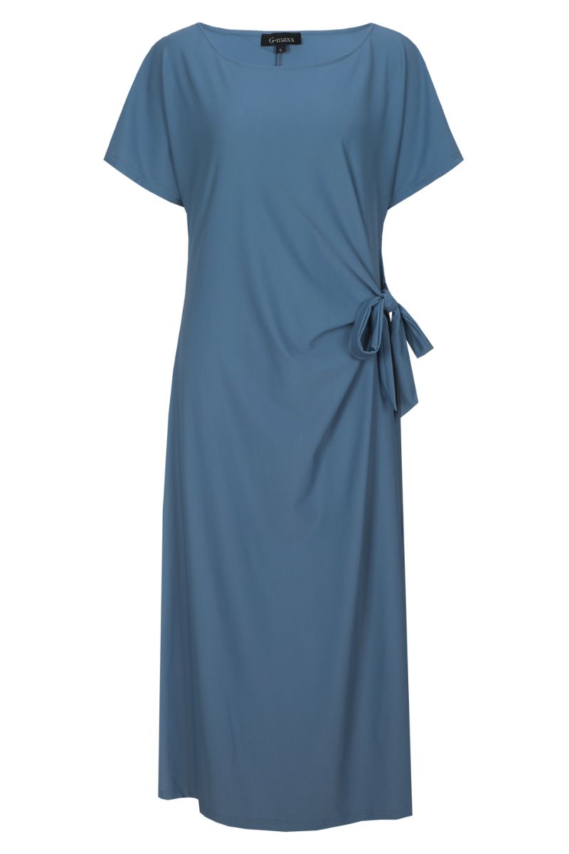 G-maxx Vendela Dress Light Jeans Blue, lichtblauwe jurk